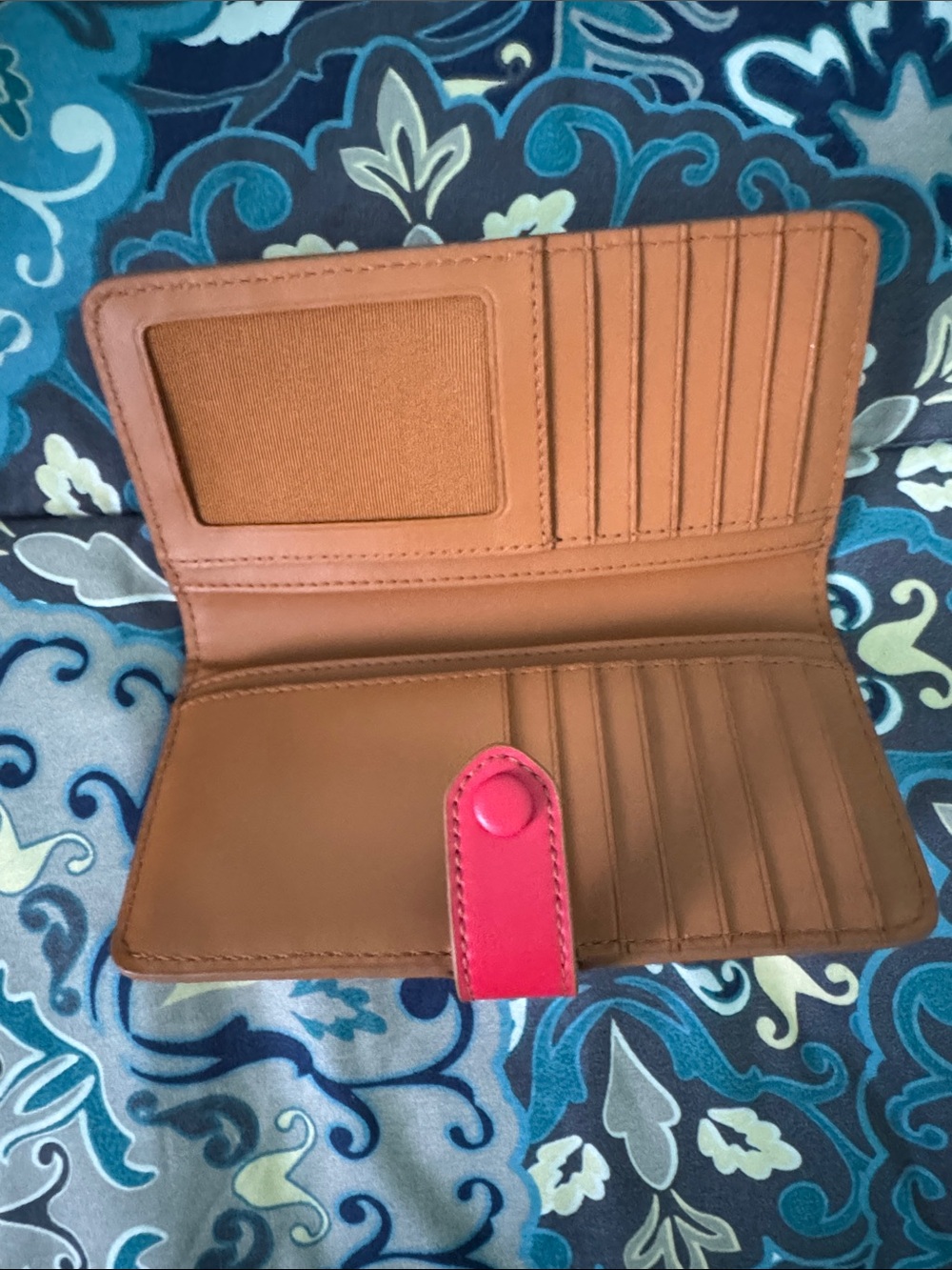 Vera Bradley Red Leather Wallet - Picture 4 of 4